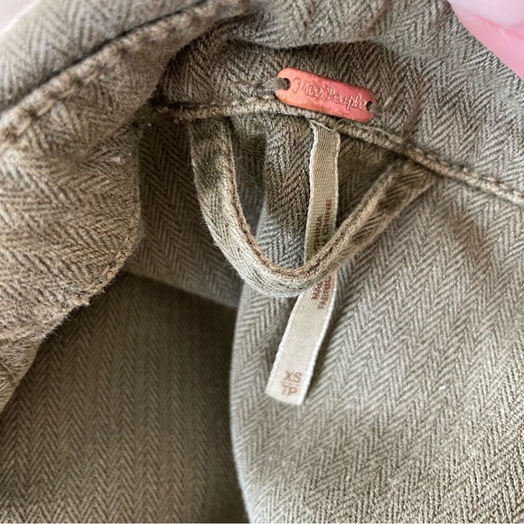 Free People Military Inspired Jacket/Shirt - Picture 9 of 12